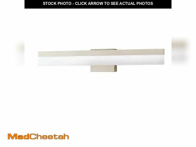 Lot 74-12554802 - Eldridge 24 in. 1-Light Brushed Nickel LED Bathroom Vanity Light Bar - UNUSED