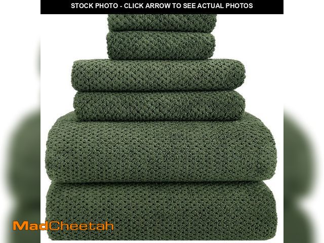 Lot 74-14304317 - YTYC 29x59 Inch Bath Towels Set of 6 Large, Super Soft Lint Free Lightweight Microfiber Shower Towel...