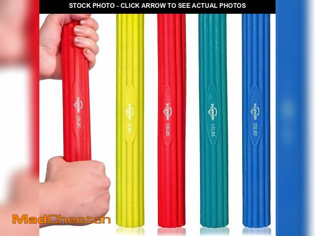 Lot 74-14266320 - DICYWUDI Flex Therapy Bar and Grip Strength Trainers set, Physical Therapy &amp; Resistance Bar for ...