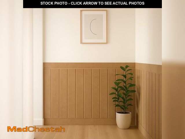 Lot 74-12867783 - 2-Pack Decorative Wall Panel Ã¢â¬â Paintable Wooden Slats 3 in Thick Ã¢â¬â Each Slat 40x21 in ...