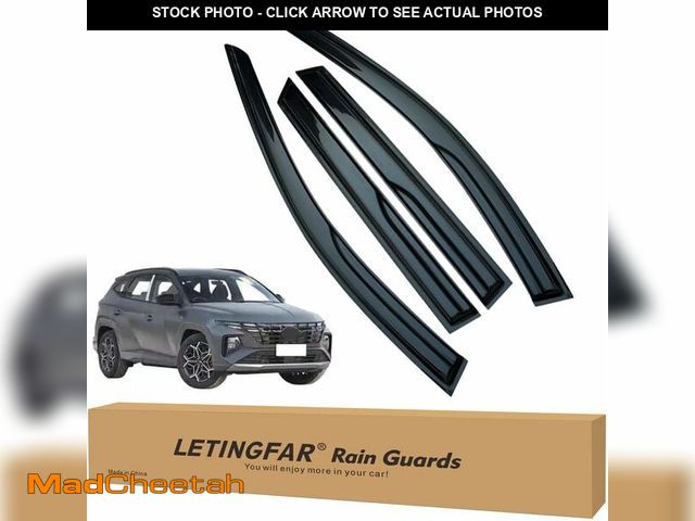 Lot 74-12544918 - LETINGFAR Window Visors Rain Guards for Hyundai Tucson 2022 2023 2024 Accessories, Wind Deflectors V...