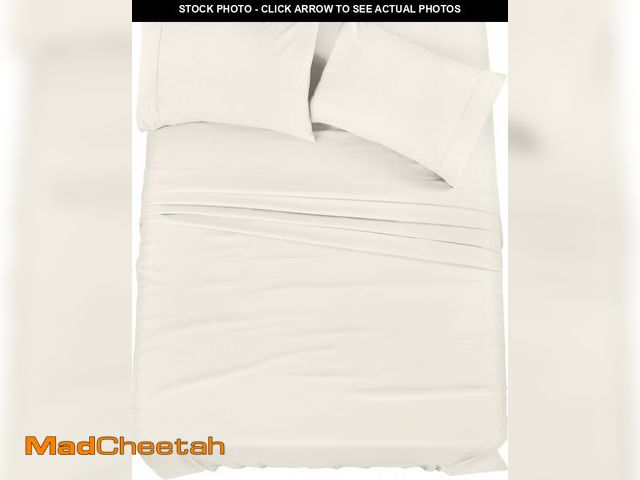 Lot 74-12443804 - Utopia Bedding Queen Sheet Set Ã¢â¬â 4 Piece Bed Sheets for Queen Size Bed, Soft and Breathable M...