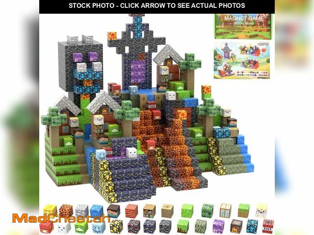 Lot 74-14214831 - VCBVCB 150 PCS Magnetic Building Blocks - Cross Town Magnetic Building Blocks STEM Toy for Kids,Educ...