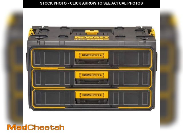 Lot 74-14439921 - Toughsystem 2.0, 12.3 in. W Tool Box 3-Drawer - UNUSED