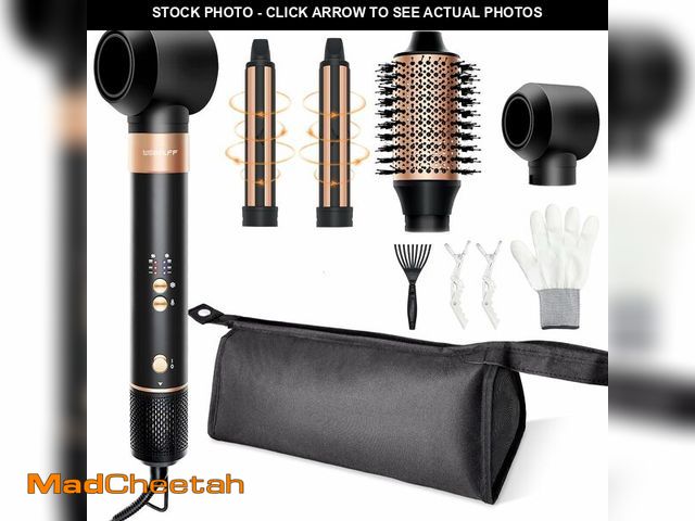 Lot 74-12873712 - Air Styler Hair Dryer Brush - 110,000 RPM Flexible Hair Styler for Fast Drying/Rotating Curling/Volu...