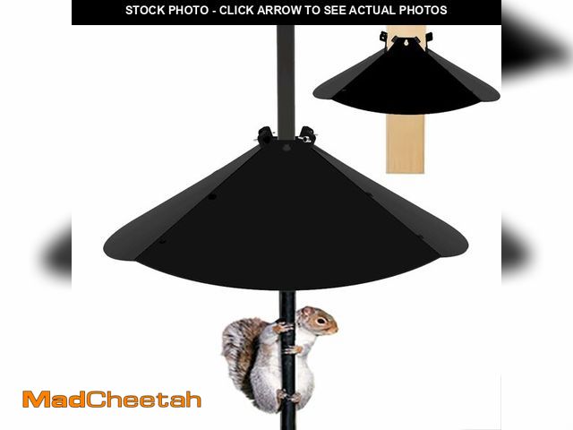 Lot 74-14063481 - PirateAnt 20 Inch Squirrel Baffle for Bird Feeder Pole, Adjustable Opening Size, for Up to 4x4 Inch ...