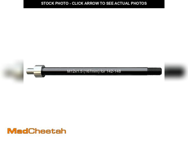 Lot 74-12433668 - Bike Trailer Hitch Thru Axle Adapter 12mm Thru Axle with 1.0/1.5/1.75 Thread Pitch Shaft Length 167~...