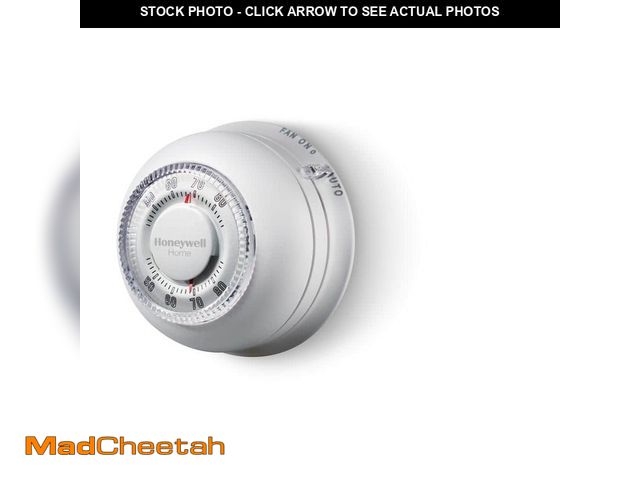 Lot 74-13002073 - Honeywell Home Round Non-Programmable Thermostat with 1H/1C Single Stage Heating and Cooling - UNUSE...