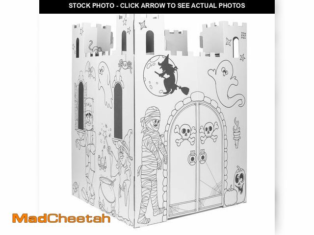 Lot 74-12767005 - Easy Playhouse Haunted Castle - Kids Art &amp; Craft for Indoor &amp; Outdoor Fun, Color, Draw, Dood...