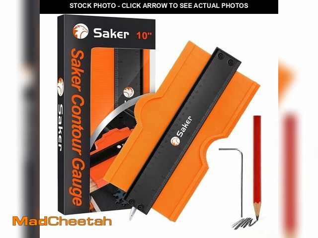 Lot 74-14301839 - Saker Contour Gauge (10Inch) Profile Tool with Adjustable Lock,Fathers Day Gifts for Men Women Dad B...