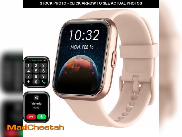 Lot 74-14153658 - Tensky Smart Watch for Women Android &amp; iPhone, Alexa Built-in, 1.8" Touch Screen Fitness Tracker...