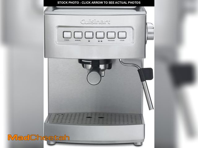 Lot 74-12138336 - Cuisinart EM-200NP1 Programmable 15-Bar Espresso Maker, Stainless Steel - UNUSED