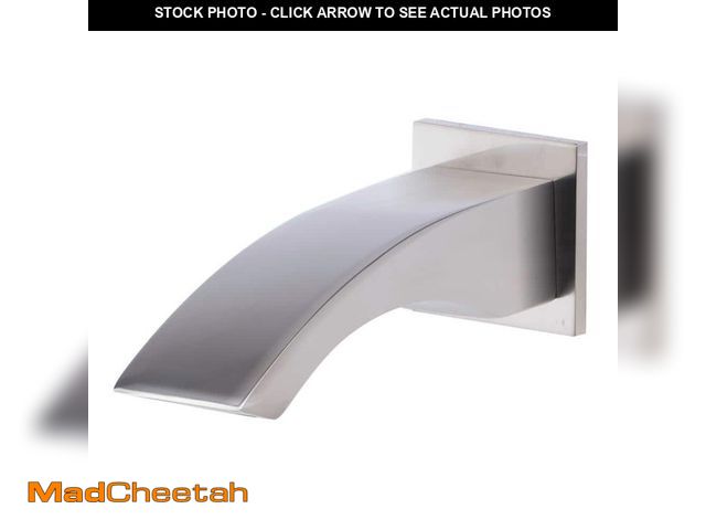 Lot 74-12827419 - *DUSTY* ALFI BRAND Single-Handle Spout with Sleek Modern Design in Brushed Nickel *DUSTY*  - USED