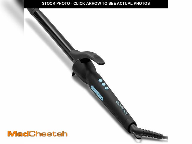 Lot 74-12827605 - Bio Ionic Long Barrel Styler, 0.75" Curling Iron with Moisture Heat Technology &amp; NanoIonic MX, V...