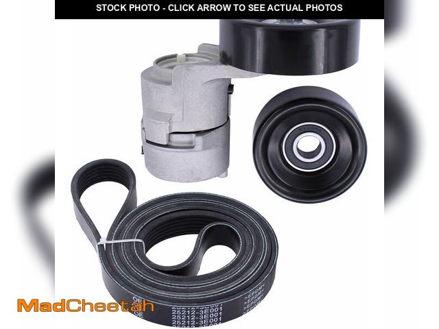 Lot 74-12667849 - *DIRTY* ApplianPar Belt Tensioner Serpentine Idler Pulley kit for Hyundai Santa Fe 2.7 2007-2009, Ki...