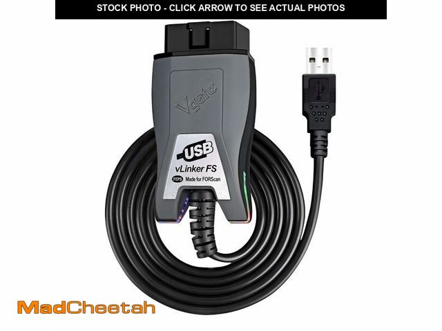 Lot 74-13766906 - Vgate vLinker FS OBD2 USB Adapter for FORScan HS/MS-CAN Auto Switch - UNUSED