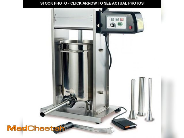 Lot 74-12523029 - LEM Products Big Bite 30lb Stuffer w/Motor &amp; 4 Stainless Steel Tubes - UNUSED