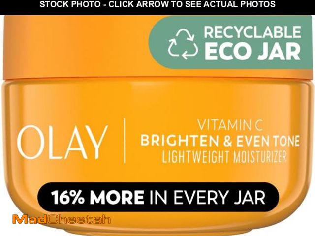 Lot 74-12330076 - Vitamin C Face Moisturizer, Bright &amp; Even Lightweight Cream for Women - Brightens, Hyrdates, Eve...