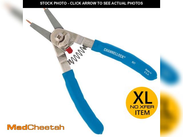 Lot 74-13691487 - Channellock 8 in. Retaining Snap Ring Pliers - UNUSED