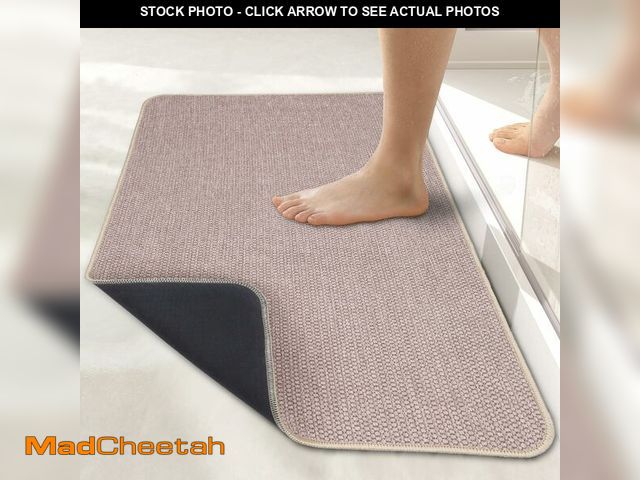 Lot 74-13947760 - Bath Mat,Ultra Thin Bathroom Rugs,Rubber Bath Mats for Bathroom,No Slip Bath Rugs,Quick Dry,Machine ...