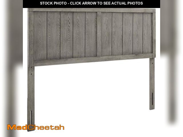 Lot 74-12584855 - MODWAY Robbie in Gray Twin Wood Headboard - UNUSED