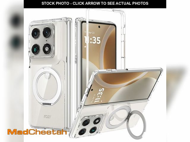 Lot 74-14208746 - for Motorola Razr Fold 2026 Case Compatible with MagSafe, Bulit-in 360ÃÂ° Rotating Magnetic Ring Ho...