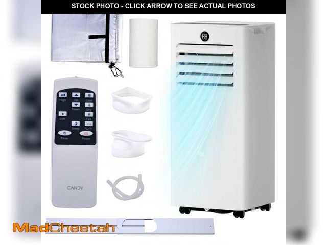 Lot 74-12272867 - 10,000 BTU Portable Air Conditioner for Rooms up to 450 Sq.Ft, 4-in-1 Cooling/Dry/Fan/Sleep Mode, Re...