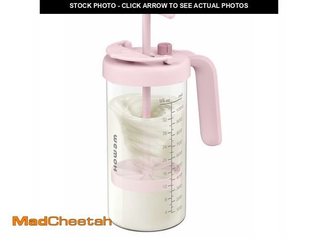 Lot 74-14145493 - Borosilicate Glass Formula Mixing Pitcher Ã¢â¬â 32oz True Mixing Capacity, Time Dial for Freshnes...