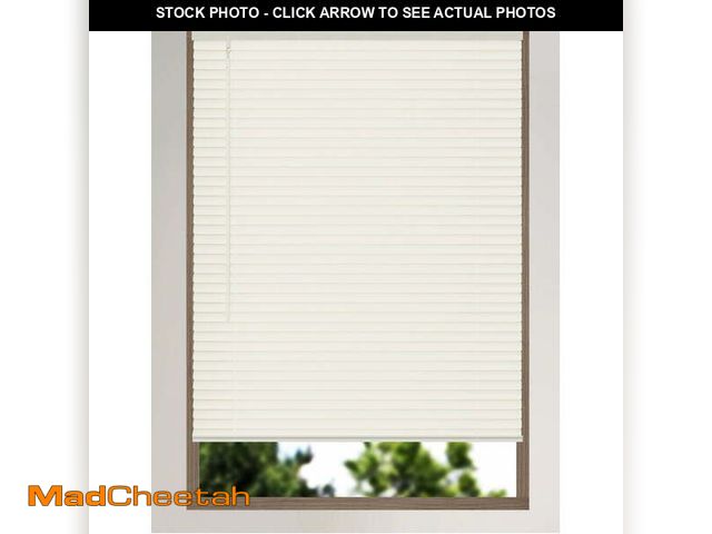 Lot 74-12779954 - Cordless Light Filtering Window Blinds, Horizontal Vinyl Mini Blinds/Shades, 1" Slats, Easy Install ...