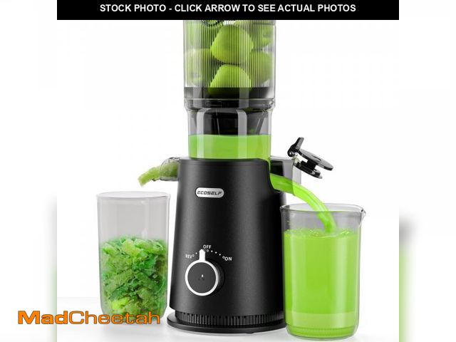 Lot 74-12217251 - Juicer Machines, ECOSELF Large Feed Chute for Family Needs, Professional Hands Free Cold Press Juice...