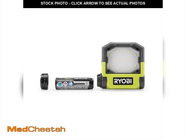 Lot 74-12796894 - (MISSING BATTERY,CABLE) RYOBI USB Lithium Cordless Pivoting LED 3-Mode Flip Light Kit - USED