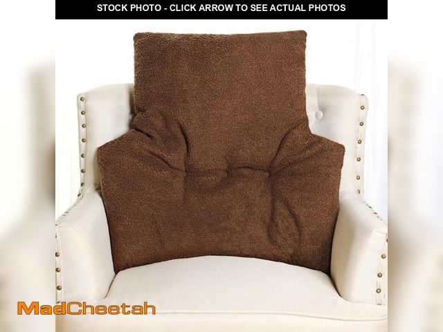 Lot 74-11558848 - Weysat Fleece Back Support Pillow for Recliners, Chair Cushion Lumbar Support Reading Corner Pillow ...