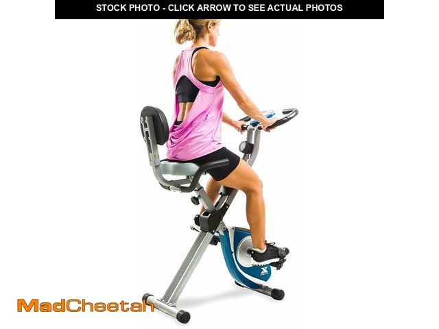 Lot 74-13074964 - XTERRA Fitness Folding Exercise Bike, 225 LB Weight Capacity, Cordless, Battery Powered with Solid X...