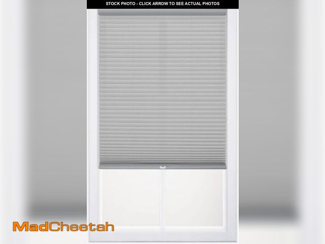Lot 74-12138345 - DEZ FURNISHINGS Cordless 1" Light Filtering Cellular Shade, 32"W x 64"H, Gray Cloud - UNUSED