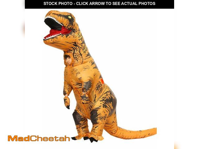 Lot 74-12703486 - MENGKAO Inflatable Dinosaur Costume Kids Dinosaur Suit Blow up Full Body Dino Costume Boys Girls for...