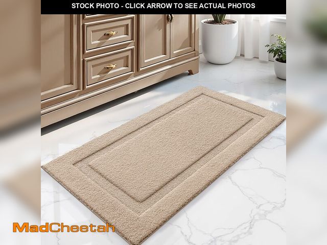 Lot 74-13717043 - LUMI Large Ultra Soft Bathroom Rugs Non Slip with Rubber Backing, Absorbent Washable Bath Mat Quick ...