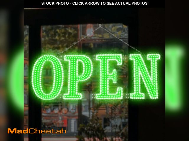 Lot 74-14269406 - Led Open Signs for Business 40x14in Big Open Sign Led w/Remote Control Window Wall Door Store Bar Co...