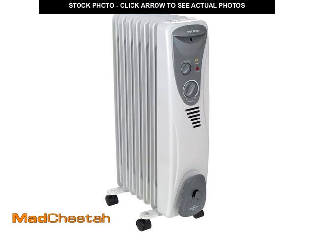 Lot 74-13772169 - *BLACK* 1,500-Watt Electric Oil-Filled Radiant Portable Heater *BLACK*  - UNUSED