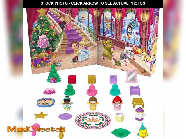 Lot 74-12851044 - Fisher-Price Little People Toddler Toy Disney Princess Advent Calendar, 24 Figures &amp; Accessories...