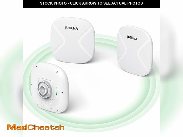 Lot 74-12708445 - 3 Pack Wireless Bridge Gigabit WiFi Bridge Outdoor, ULNA WiFi5 CPE802T Dual Band Point to Point/Mult...