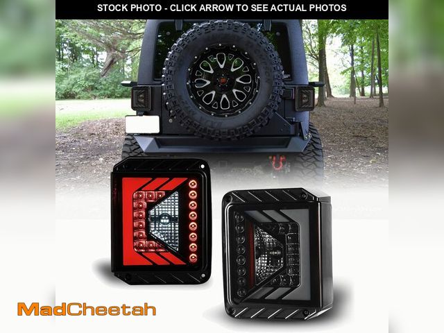 Lot 74-14154945 - WOLFSTORM LED Tail Light Fit for 2007-2018 Jeep Wrangler JK/JKU, 2007-2018 JK/JKU LED Tail Lights Re...
