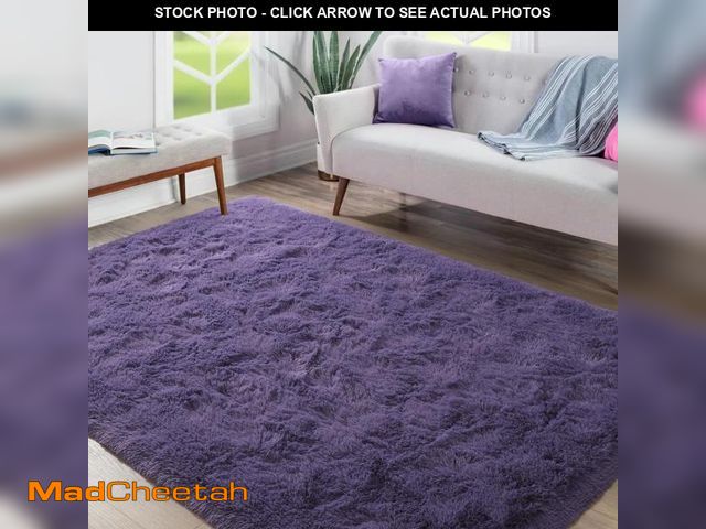 Lot 74-12491433 - Softlife Super Soft Rug For Living Room Fluffy Rugs For Dorm Room Cute Plush carpet For Bedroom,8' x...
