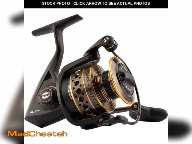 Lot 74-12832054 - PENN Battle Spinning Fishing Reel, Black, 5000 - UNUSED