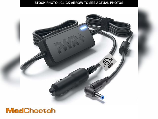 Lot 74-12970437 - CAR Laptop Charger for HP Probook EliteBook Revolve Business: 250 450 455 640 645 650 745 820 840 85...