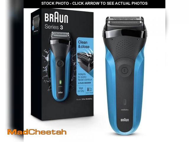 Lot 74-12433915 - Braun Electric Razor for Men, Series 3 310s Electric Foil Shaver, Rechargeable, Wet &amp; Dry - UNUS...
