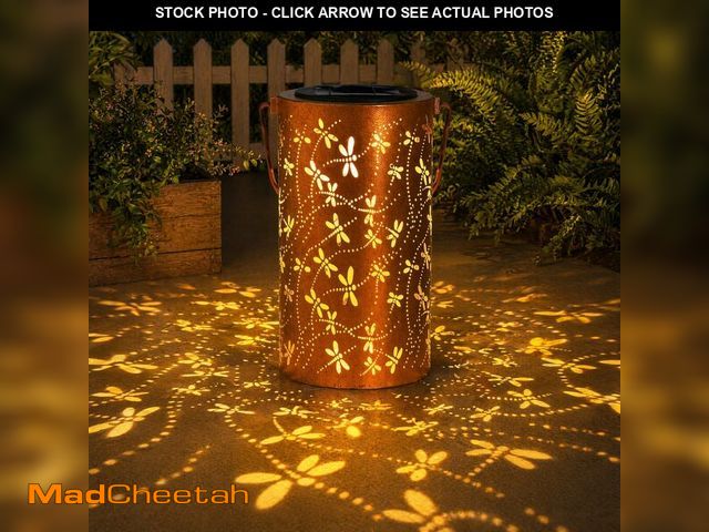Lot 74-14425357 - DIBIEECN Birthday Gifts for Women Mom Grandma Wife, Solar Lanterns Outdoor Waterproof, Metal Hanging...