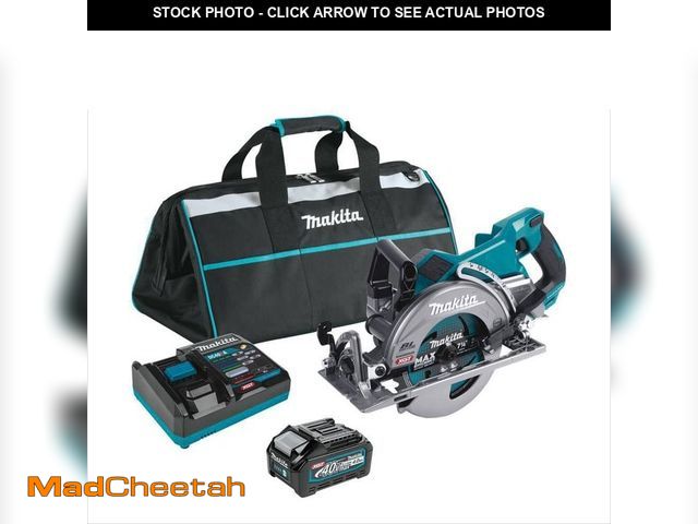 Lot 74-12545998 - Makita 40V Max XGT Brushless Cordless Rear Handle 7-1/4 in. Circular Saw Kit (4.0 Ah) - UNUSED