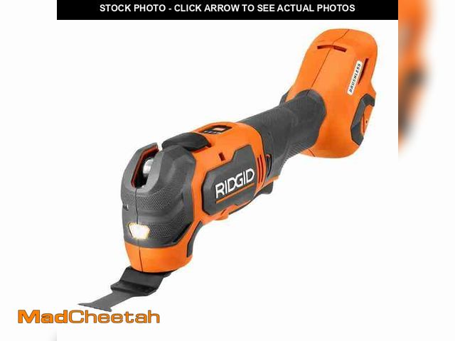 Lot 74-12558734 - (MISSING BLADE) RIDGID 18V Brushless Cordless Multi-Tool (Tool Only) R86242B - USED