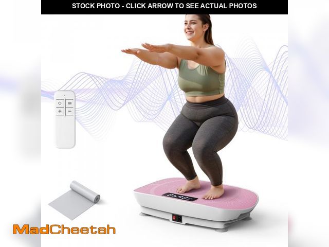 Lot 74-12491395 - Vibrating Muscle Toner, Toning Machine, 300lbs Capacity, Home Workout Equipment Vibration Plate Exer...