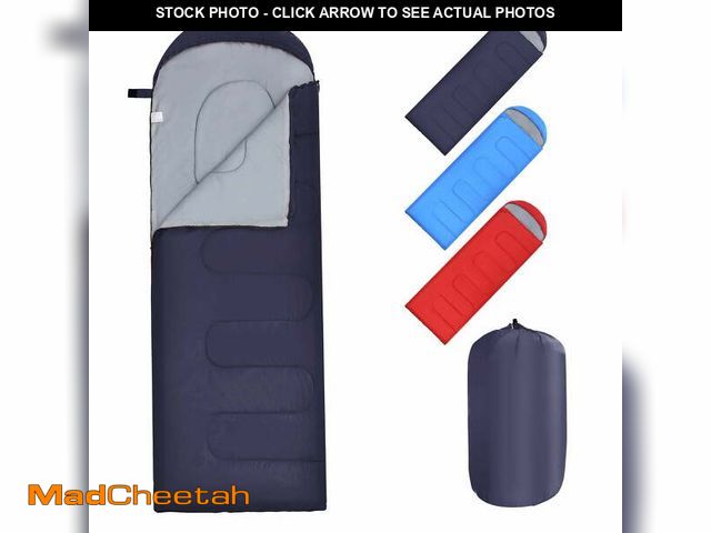 Lot 74-13817612 - Kroyicegears Sleeping Bag for Camping -Backpacking Lightweight Sleeping Bag for Adult - 1.3 kg Navy ...